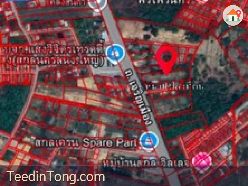 ขายที่ดินทำเลทอง ติดถนนบายพาส สกลนคร อำเภอเมือง จังหวัดสกลนคร เนื้อที่ 2 ไร่ 2 งาน 90 ตารางวา
