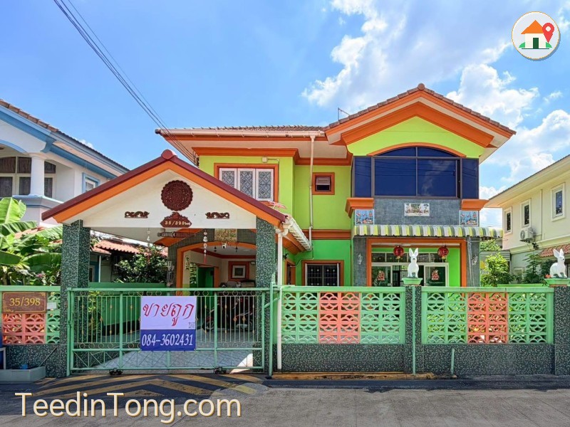 ขายถูก หมู่บ้านภัสสร3 รังสิต-คลองสาม   ( 2.9 ล้าน ) เป็นบ้านเดี่ยว 2 ชั้น หลังใหญ่