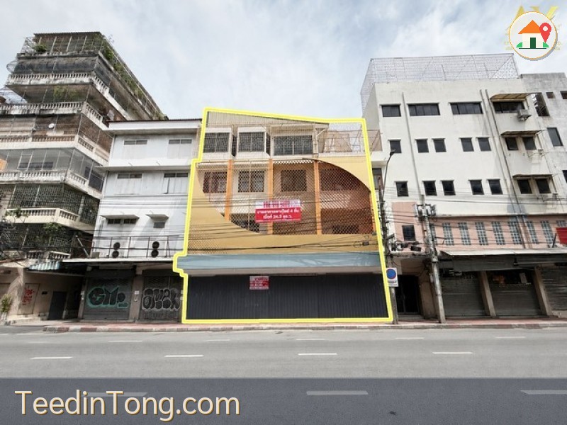 ขายอาคารพาณิชย์ 4 ชั้น ใจกลางเมือง ห่างเยาวราชเพียง 600 เมตร ขายเพียง 75 ล้าน