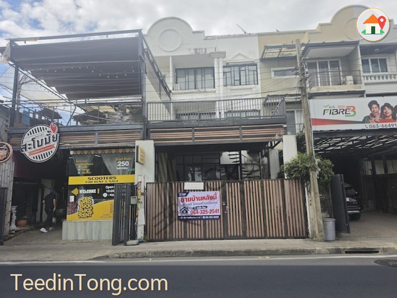 L260145 | ขายทาวน์โฮม 3 ชั้น ติดถนน ซ.รัชดา32 ทำเลดีเยี่ยม โครงสร้างแข็งแรง เหมาะกับทำคลินิค ออฟฟิศ ลงทุนในอนาคต