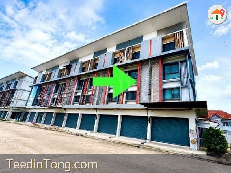 ลดราคา อาคารพาณิชย์ C Space สามโคก หลังมุม ติดถนนใหญ่ ใกล้ SRT ถูกสุดในโครงการ