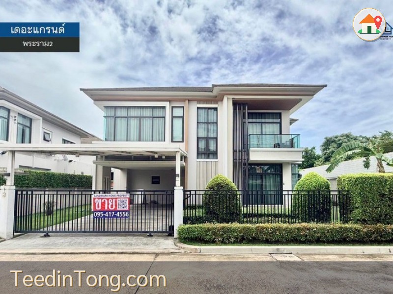 LM26-0179 ขายบ้านเดี่ยว 2 ชั้น เดอะแกรนด์ พระราม2 ซีนิท พันท้าย เนื้อที่ 96.8 ตรว 3นอน 4น้ำ บ้านเดี่ยวสวยพร้อมอยู่ ฟังก์ชั่นครบ