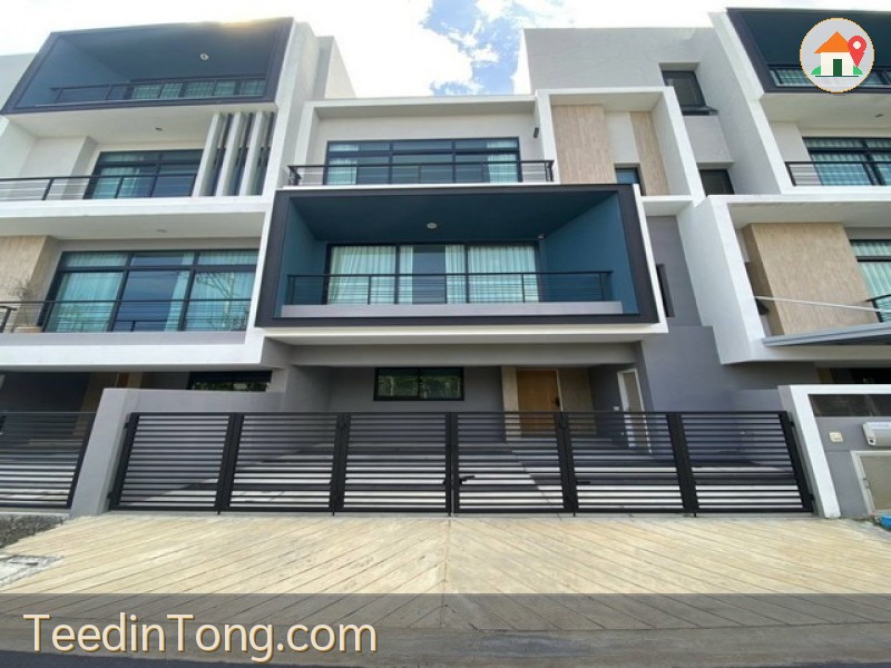 รหัสC7324 บ้านใหม่ตกแต่งพร้อมอยู่ ทาวน์โฮม 3ชั้น เนอวานา ดีฟายน์ กรุงเทพกรีฑา