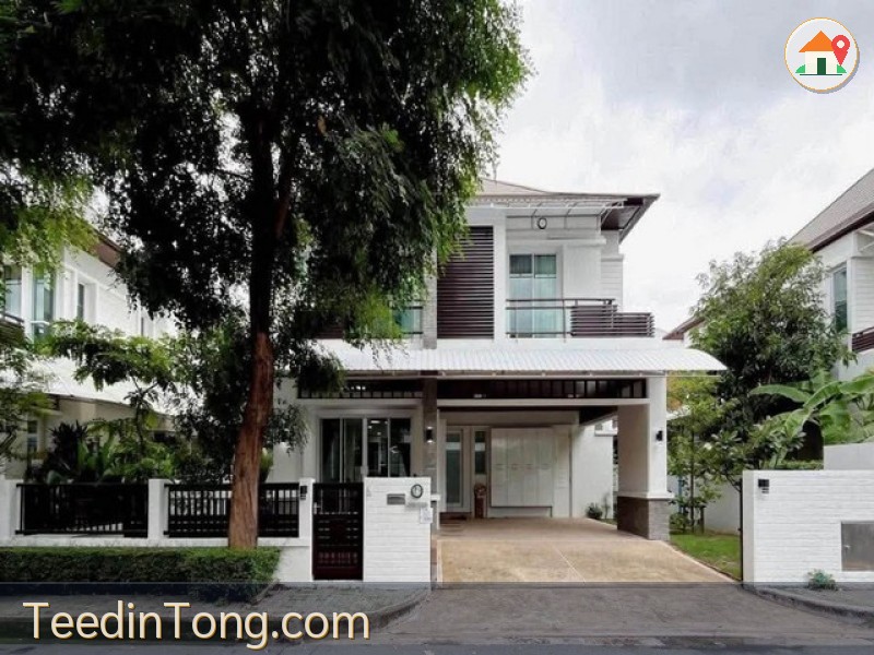 รหัสC7336 ให้เช่าบ้านเดี่ยว 2ชั้น หมู่บ้าน Blue Lagoon 1 บางนา บ้านตกแต่งพร้อมอยู่
