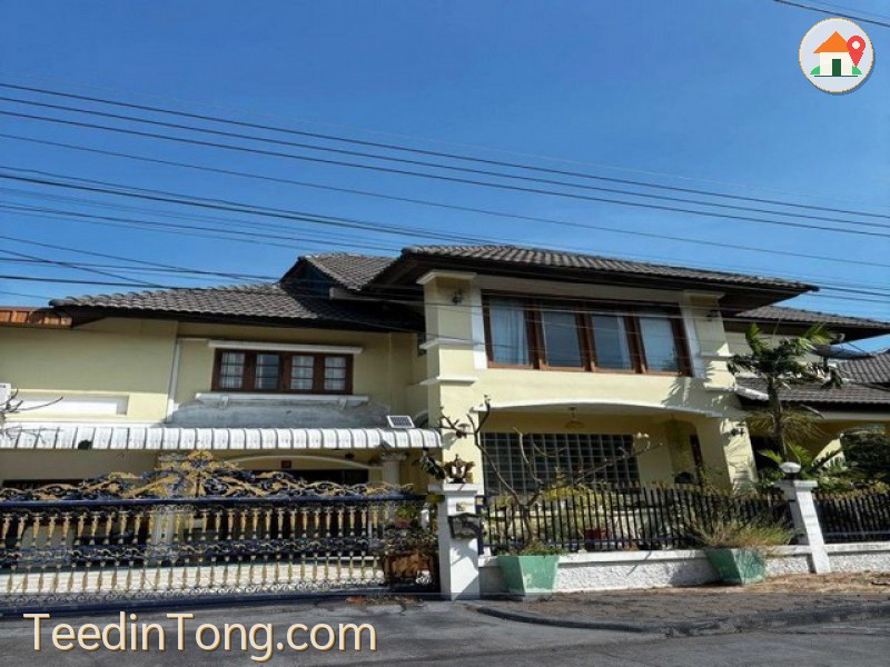 สามมุขธานี บางแสน ให้เช่าบ้านเดี่ยวแปลงใหญ่ 4 นอน เฟอร์ครบ TP-H2509