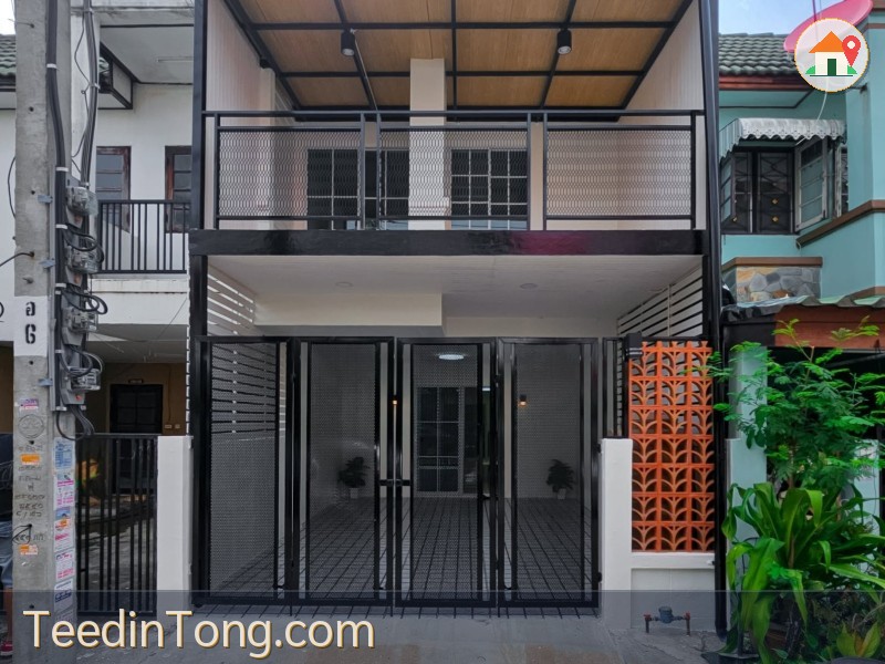 สวยรีโนเวทใหม่ ทาวน์เฮ้าส์2ชั้น ทำเล บางใหญ่ - บางบัวทอง ใกล้ JAS บางบัวทอง