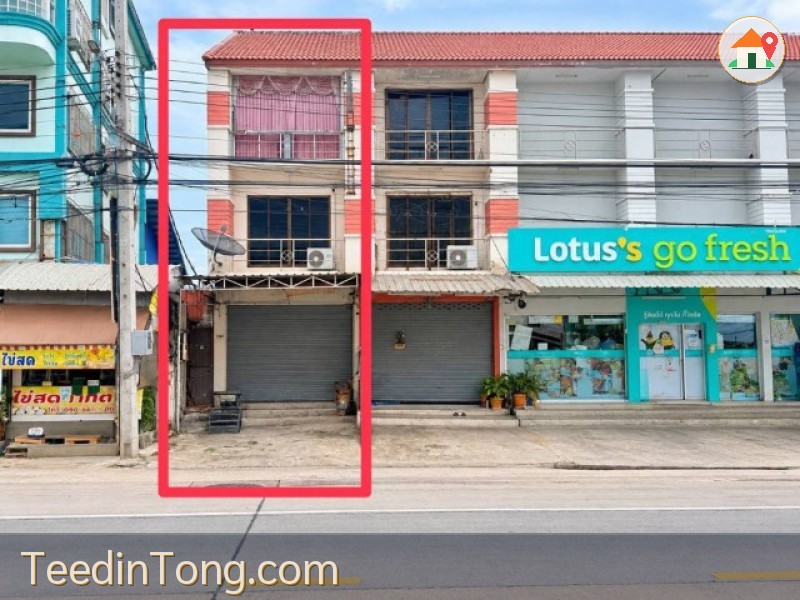 ตึก 3 ชั้น 1 คูหา ซอยคลองถนน ถนนกาญจนาภิเษก บางใหญ่ ตึกหลังริมทำเลดี ติดถนน 12 เมตร แหล่งชุมชน ใกล้รถไฟฟ้าและทางด่วน เหมาะทำธุรกิจ